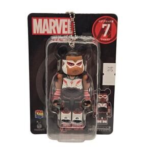 MEDICOM BE@RBRICK #7 – FALCON – MARVEL SERIES – 2021 KEYCHAIN – COLLECTIBLE
